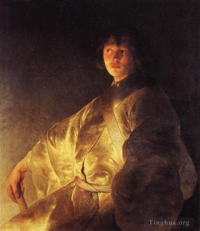 扬·利文斯 的油画作品 -  《肖像》