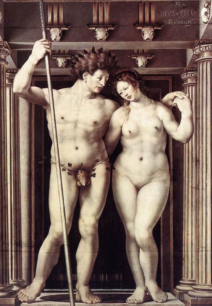 扬·格萨尔特 的油画作品 -  《海王星和安菲特里忒》