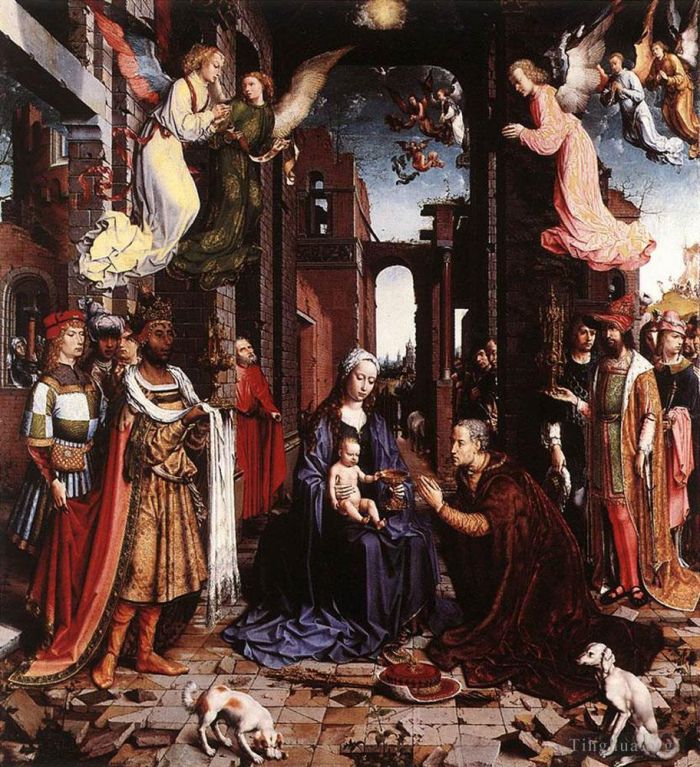 扬·格萨尔特 的油画作品 -  《帝王的崇拜》