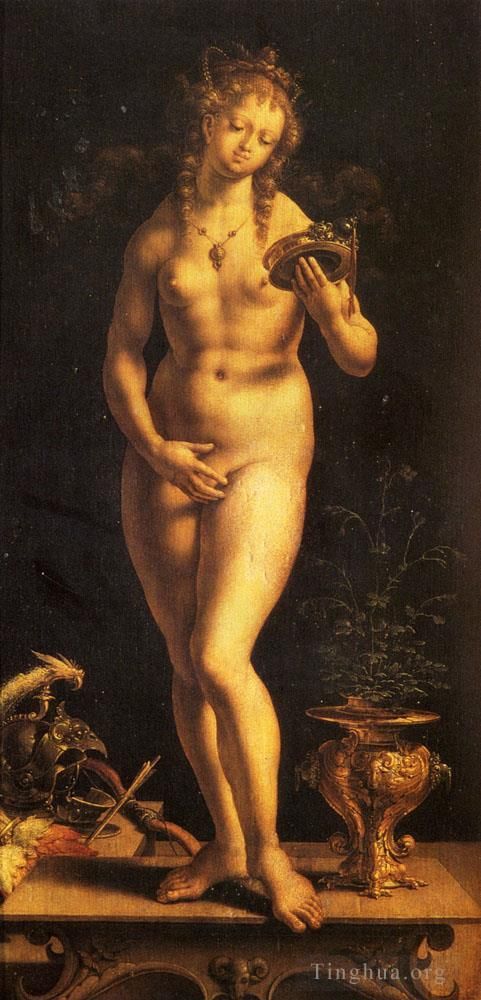扬·格萨尔特 的油画作品 -  《维纳斯与镜子》