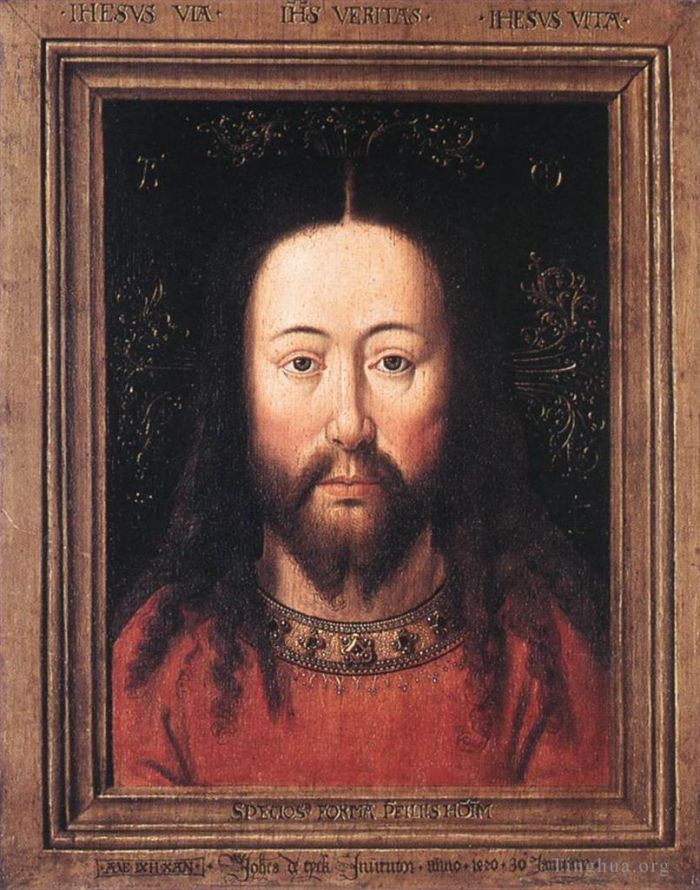扬·凡·艾克 的油画作品 -  《基督的肖像》