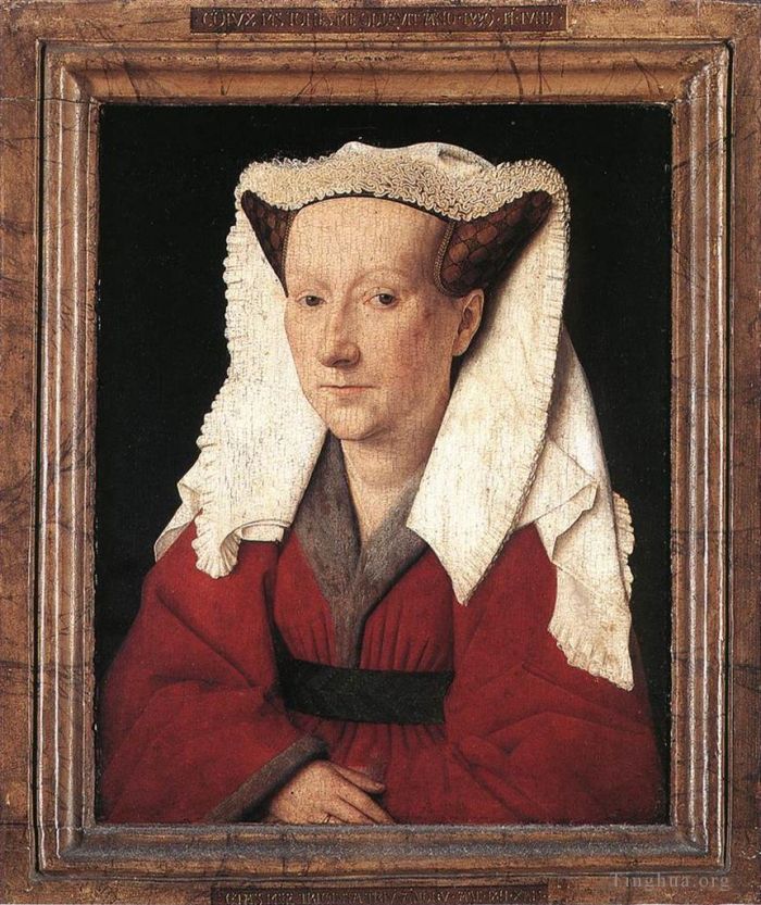 扬·凡·艾克 的油画作品 -  《玛格丽塔·凡·艾克的肖像》