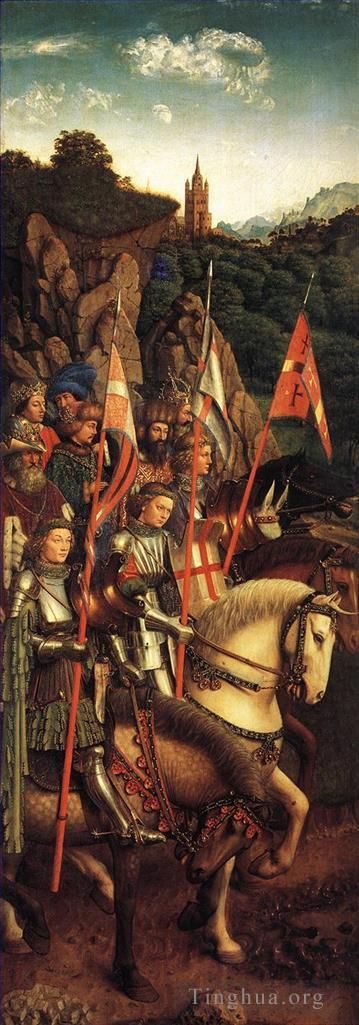 扬·凡·艾克 的油画作品 -  《根特祭坛画基督的士兵》