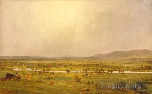 杰西裴·弗朗西斯·克罗普赛 的油画作品 -  《新泽西州庞普顿平原》