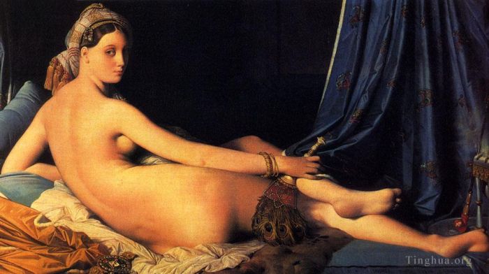 让·奥古斯特·多米尼克·安格尔 的油画作品 -  《奥古斯特·多米尼克大宫女》