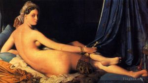 艺术家让·奥古斯特·多米尼克·安格尔作品《奥古斯特·多米尼克大宫女》