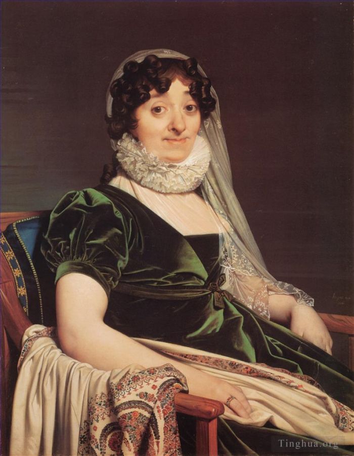 让·奥古斯特·多米尼克·安格尔 的油画作品 -  《德图尔农伯爵夫人》
