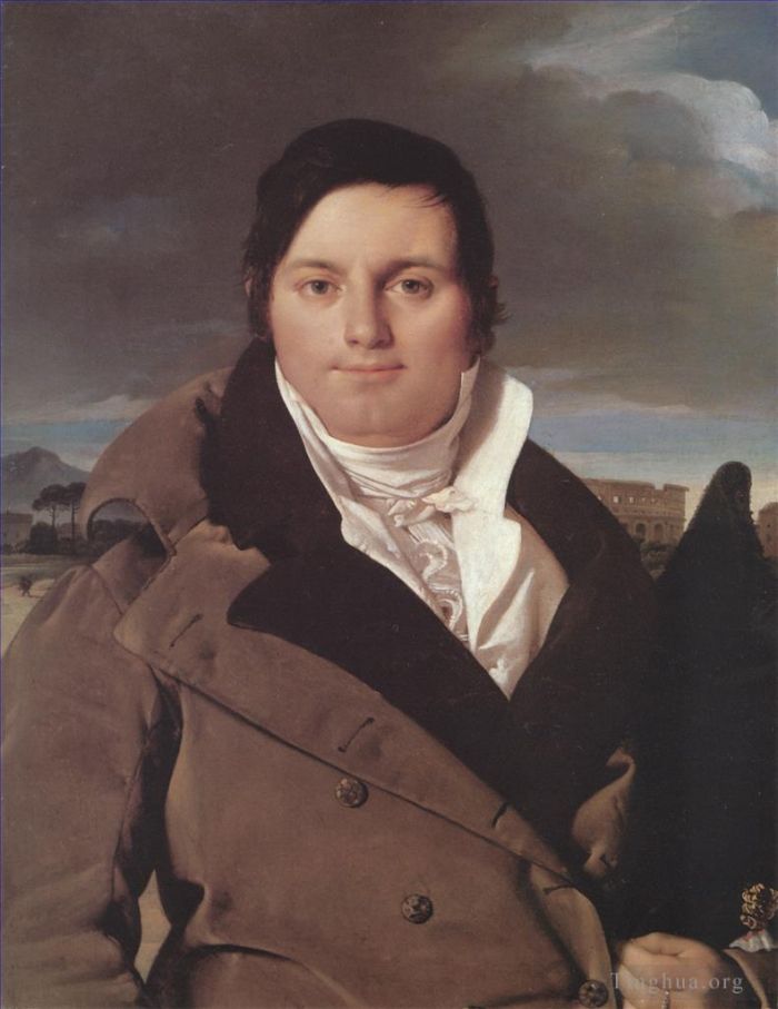 让·奥古斯特·多米尼克·安格尔 的油画作品 -  《约瑟夫·安托万·莫尔泰多》