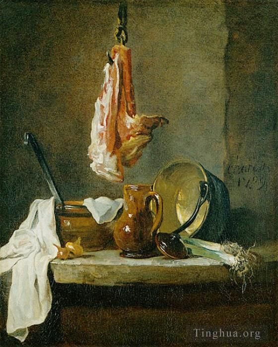 让·巴蒂斯特·西蒙·夏尔丹 的油画作品 -  《牛肉》