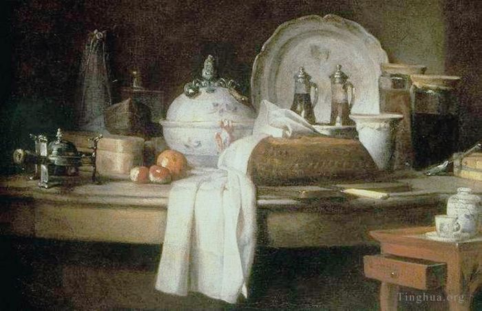 让·巴蒂斯特·西蒙·夏尔丹 的油画作品 -  《巴特尔》
