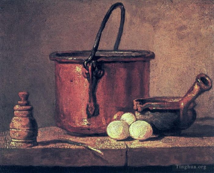 让·巴蒂斯特·西蒙·夏尔丹 的油画作品 -  《蛋》