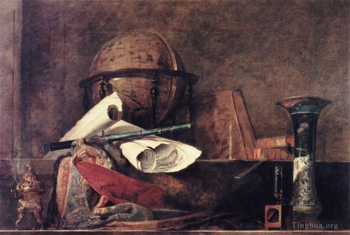 让·巴蒂斯特·西蒙·夏尔丹 的油画作品 -  《科学》