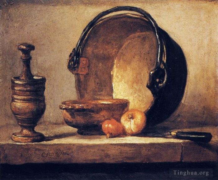 让·巴蒂斯特·西蒙·夏尔丹 的油画作品 -  《静物》