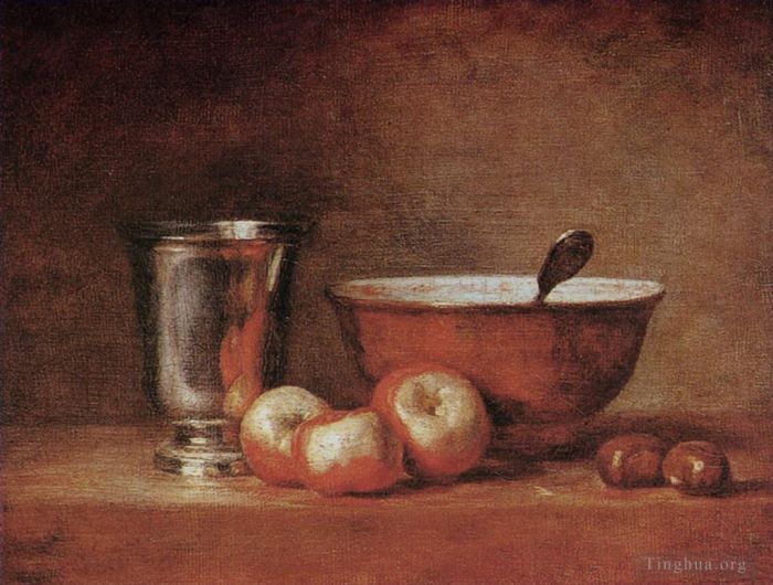 让·巴蒂斯特·西蒙·夏尔丹 的油画作品 -  《银杯》