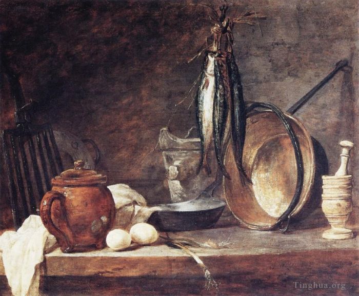 让·巴蒂斯特·西蒙·夏尔丹 的油画作品 -  《无标题》
