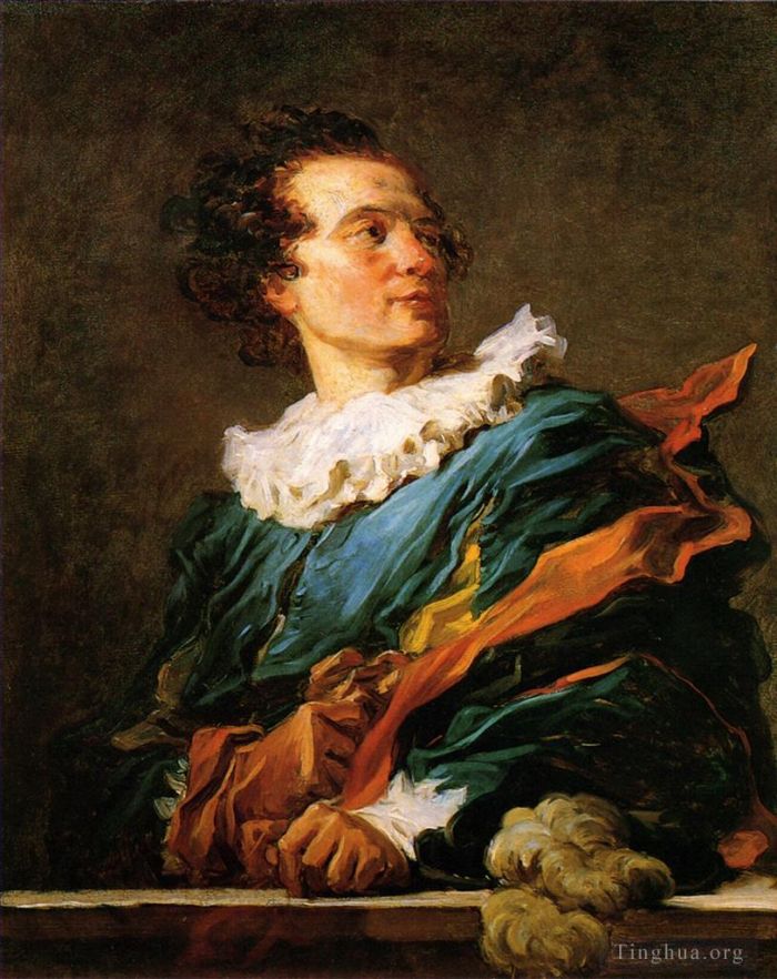 让·奥诺雷·弗拉戈纳尔 的油画作品 -  《一个年轻人的肖像》