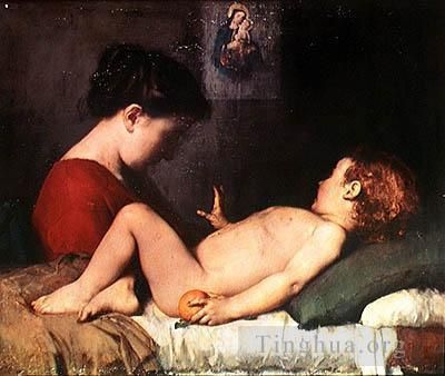 让·雅克斯·埃内尔 的油画作品 -  《孩子的狂欢》