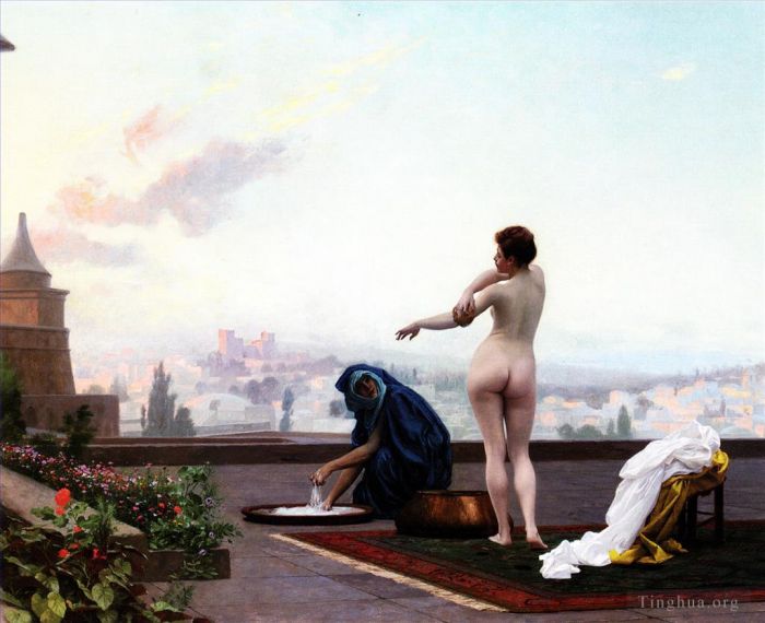让·莱昂·杰罗姆 的油画作品 -  《芭丝谢芭》