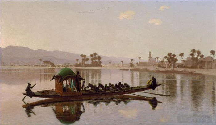 让·莱昂·杰罗姆 的油画作品 -  《后宫之旅》