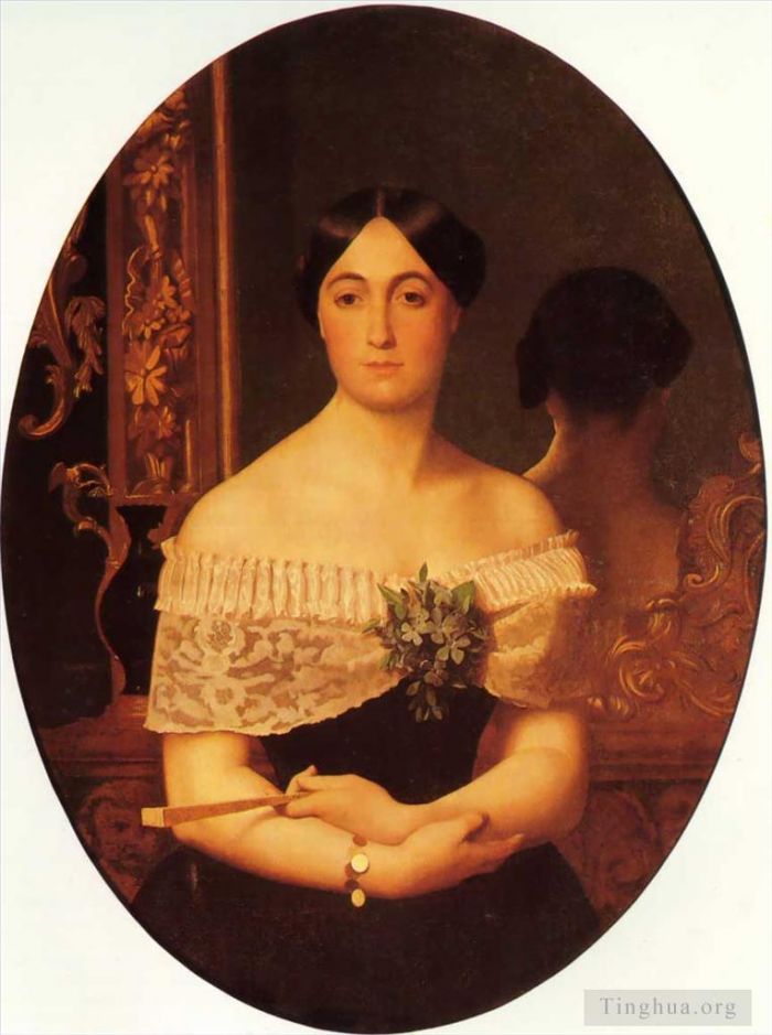 让·莱昂·杰罗姆 的油画作品 -  《一位女士的肖像3》