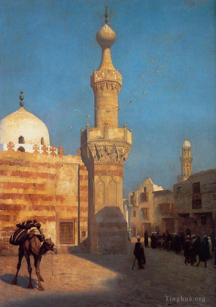 让·莱昂·杰罗姆 的油画作品 -  《开罗景观未注明日期》
