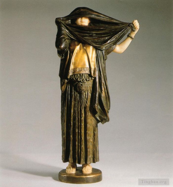 让·莱昂·杰罗姆 的雕塑作品 -  《薄纱女人》