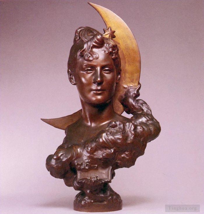 让·莱昂·杰罗姆 的雕塑作品 -  《塞勒涅》