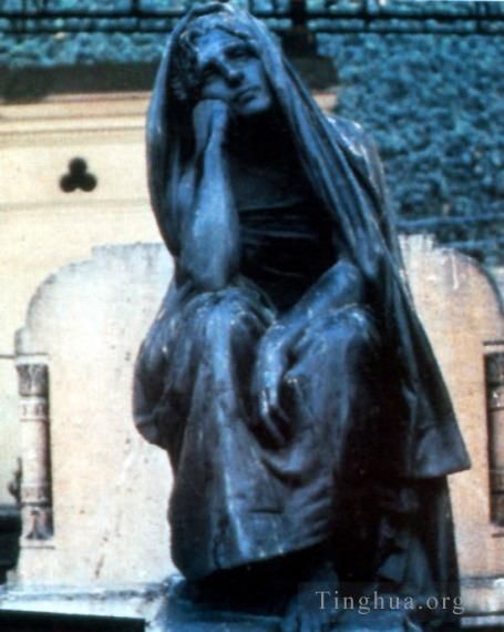 让·莱昂·杰罗姆 的雕塑作品 -  《悲哀》