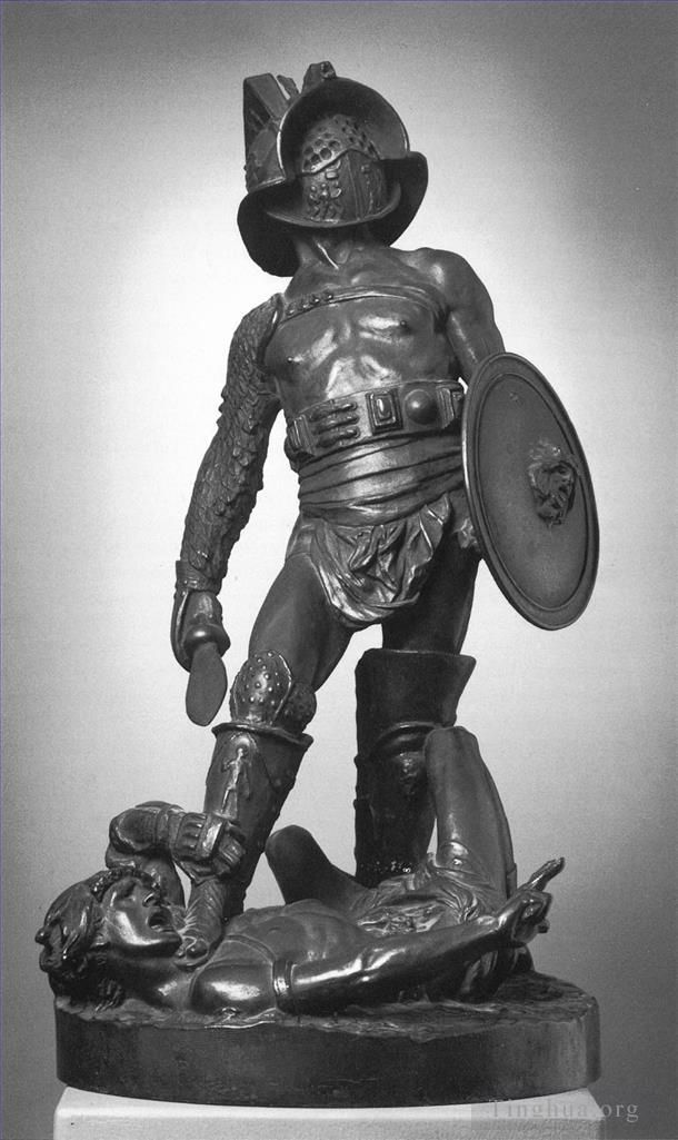 让·莱昂·杰罗姆 的雕塑作品 -  《角斗士》