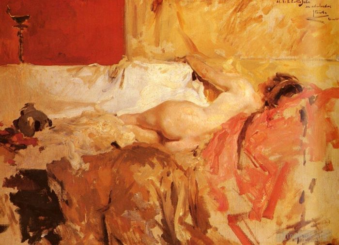 华金·索罗利亚·巴斯蒂达 的油画作品 -  《巴坎特》
