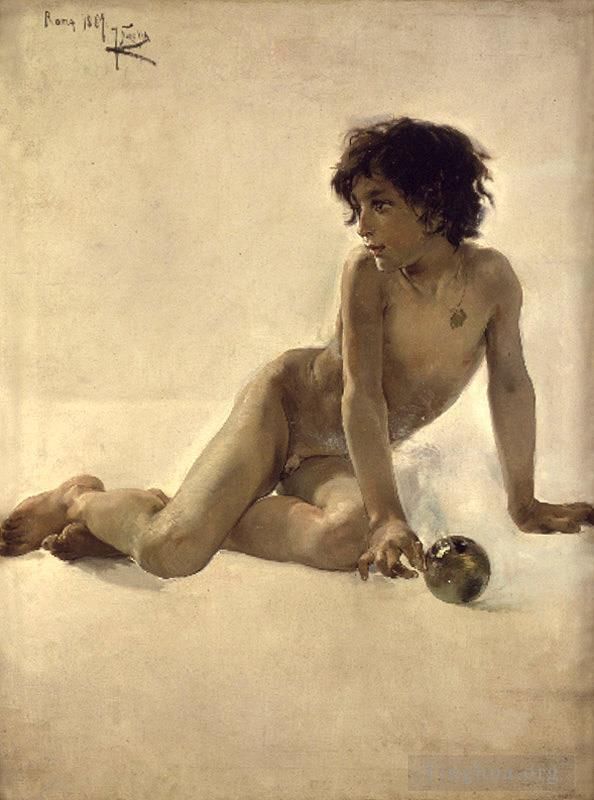 华金·索罗利亚·巴斯蒂达 的油画作品 -  《厄尔尼诺现象》