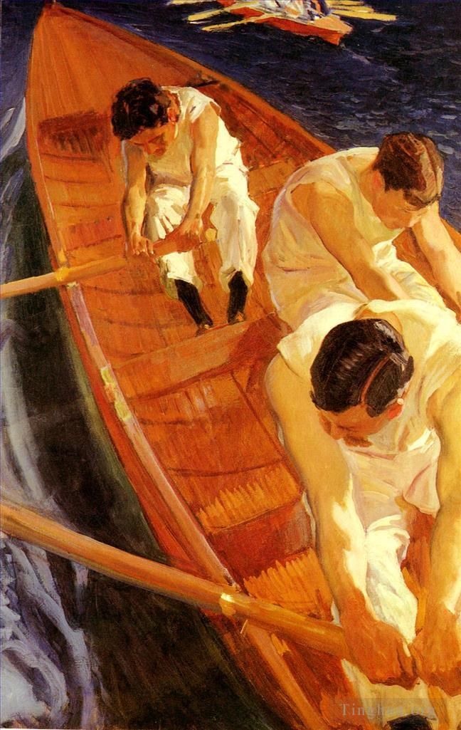 华金·索罗利亚·巴斯蒂达 的油画作品 -  《恩拉约拉》
