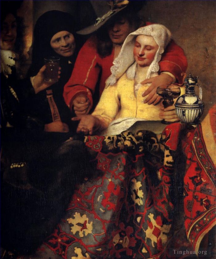 扬·弗美尔 的油画作品 -  《騨女》