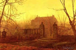 艺术家约翰·阿特金森·格里姆肖作品《秋天的早晨》