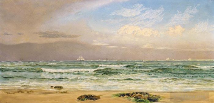 约翰·布雷特 的油画作品 -  《离岸运输》