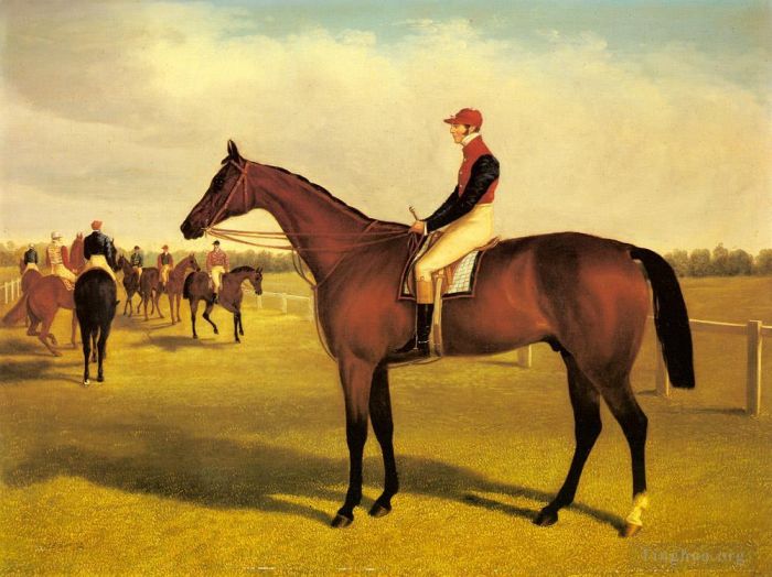 老约翰·弗雷德里克·费林 的油画作品 -  《唐·约翰,(Don,John),1838,年获胜者》