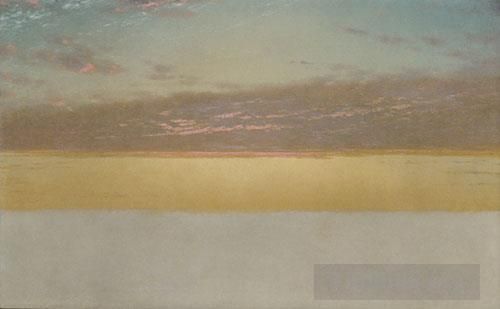 约翰·冯·肯塞特 的油画作品 -  《日落的天空》