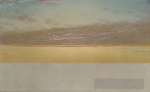 艺术家约翰·冯·肯塞特作品《日落的天空》