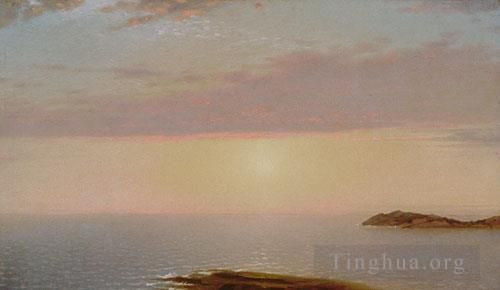 约翰·冯·肯塞特 的油画作品 -  《日落》
