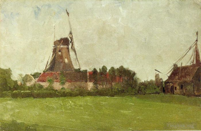 约翰·亨利·托曼 的油画作品 -  《荷兰》