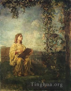 约翰·拉法基 的油画作品 -  《绘画的缪斯》