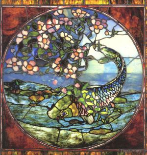 艺术家约翰·拉法基作品《鱼和花枝》