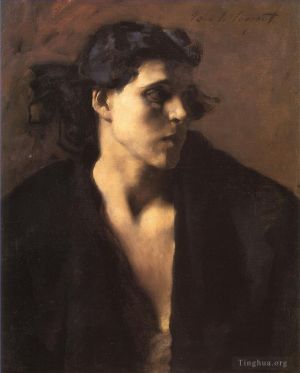 艺术家约翰·辛格·萨金特作品《西班牙女人肖像》