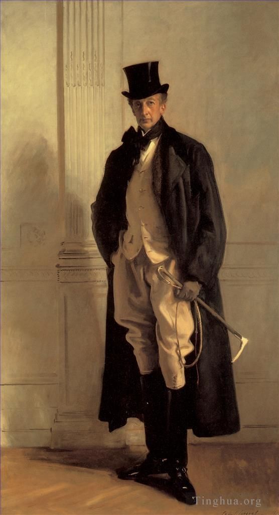 约翰·辛格·萨金特 的油画作品 -  《里布尔斯代尔勋爵肖像》