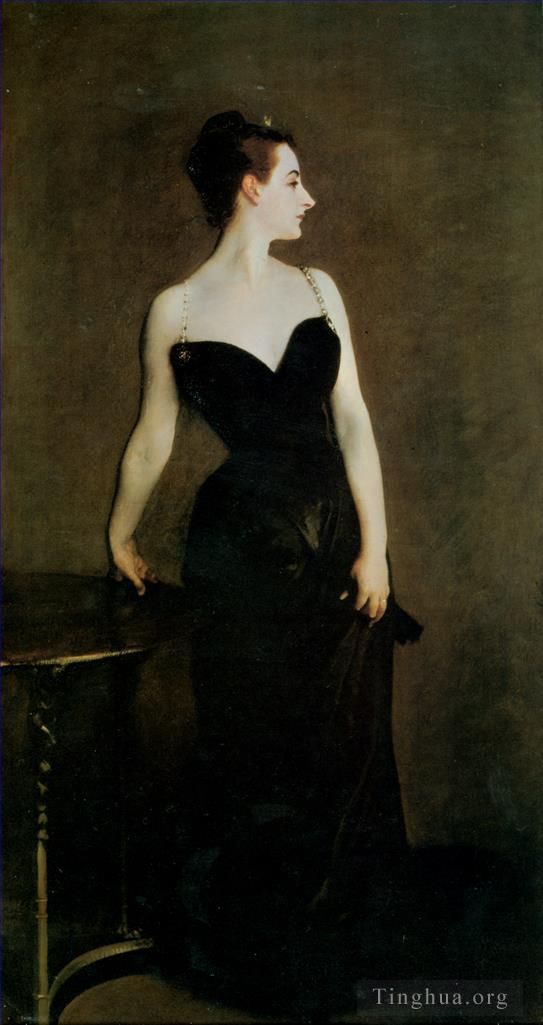 约翰·辛格·萨金特 的油画作品 -  《X女士肖像》