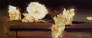 艺术家约翰·辛格·萨金特作品《玫瑰》