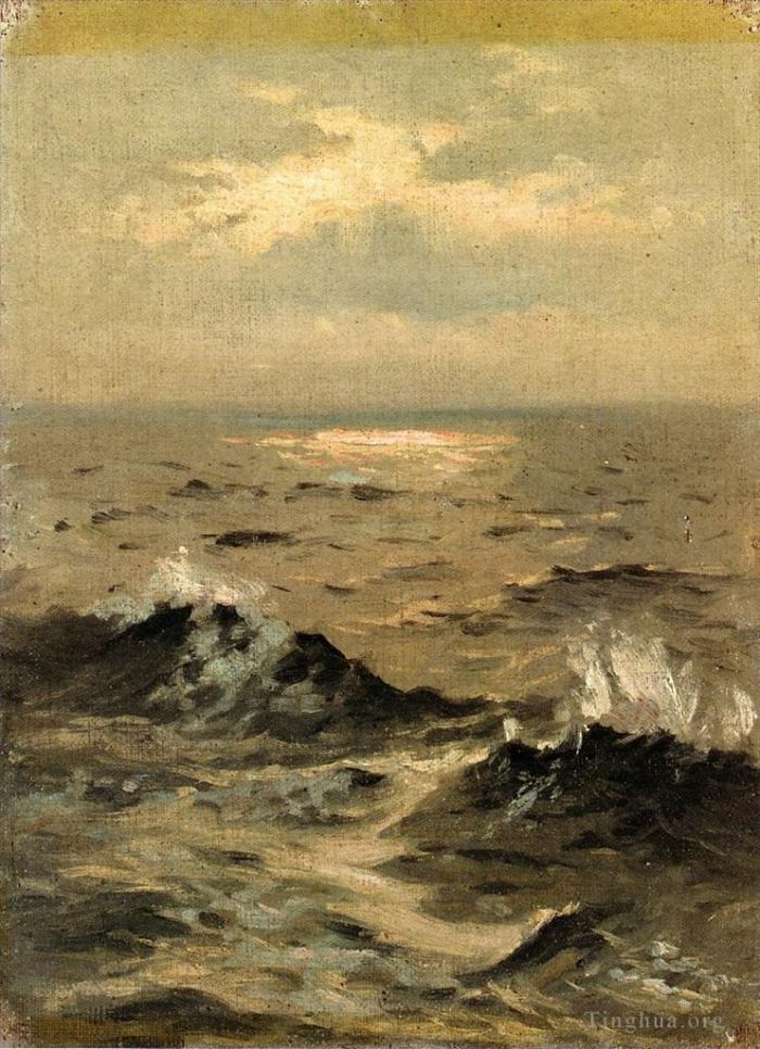 约翰·辛格·萨金特 的油画作品 -  《海景》