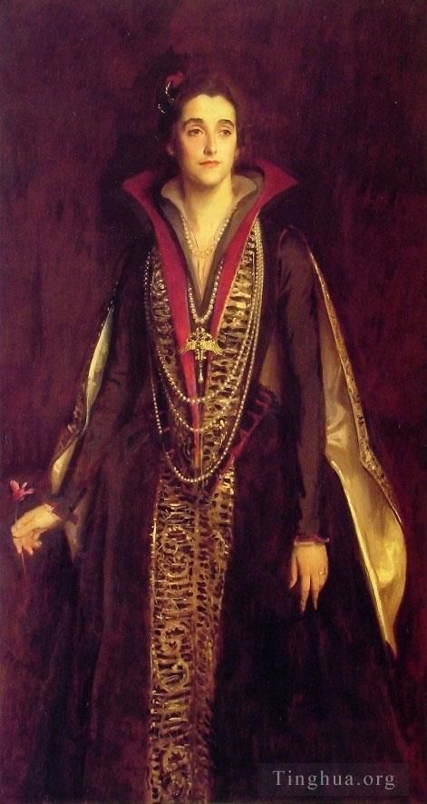 约翰·辛格·萨金特 的油画作品 -  《洛克萨维奇伯爵夫人》