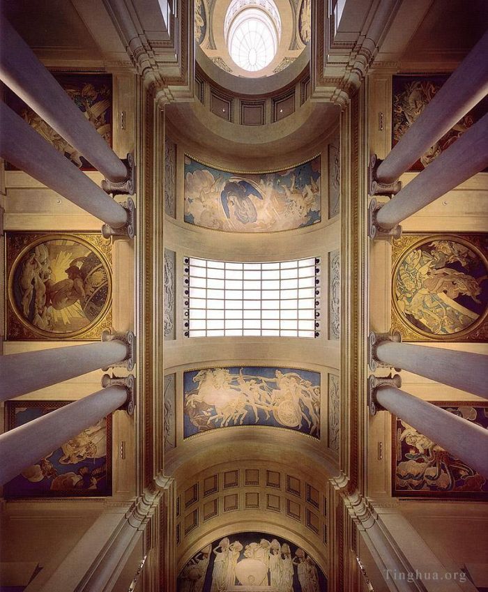 约翰·辛格·萨金特 的各类绘画作品 -  《天花板壁画》