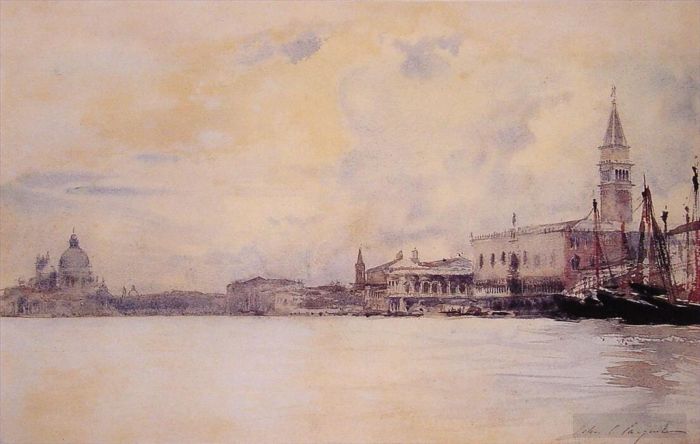 约翰·辛格·萨金特 的各类绘画作品 -  《大运河入口》